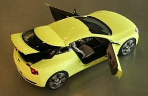 El prototipo Kia Kee a vista de pájaro