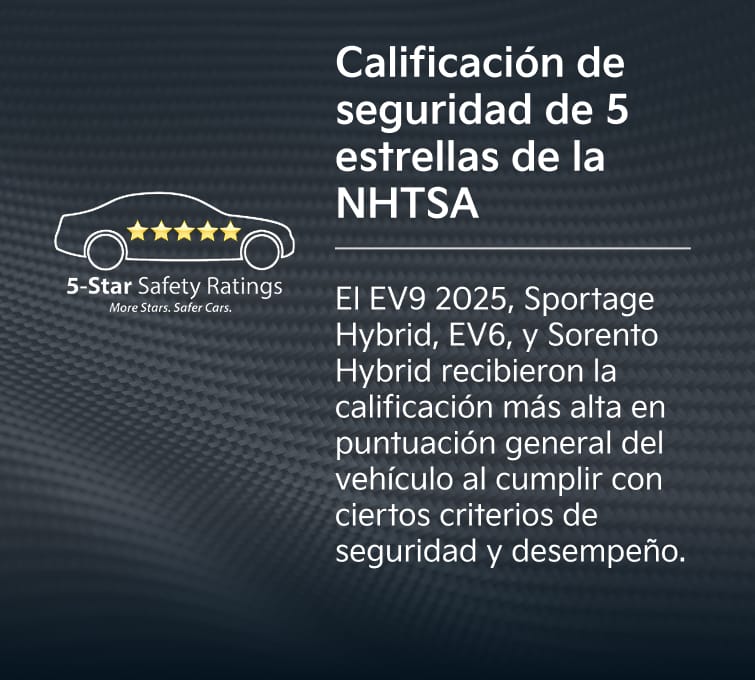 NHTSA for various vehicles